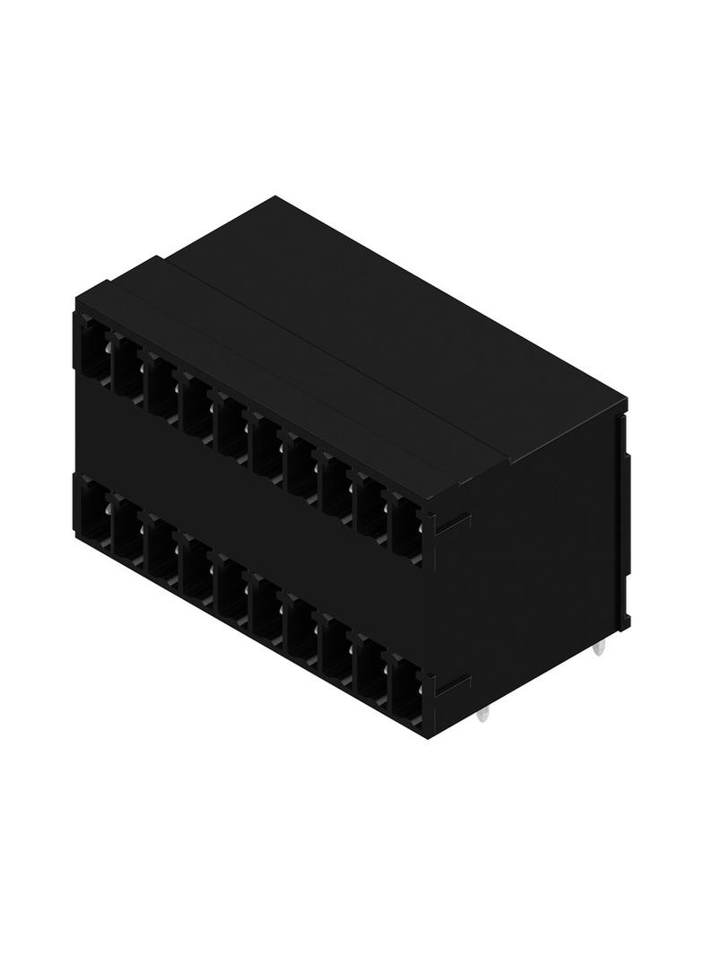SCD 3.81/20/90G 3.2SN BK BX Wtyki PCB (złącza płyty), 3.81 mm, Liczba biegunów: 20, kąt odejścia: 90° /28szt./ 1973180000 WEIDMÜLLER