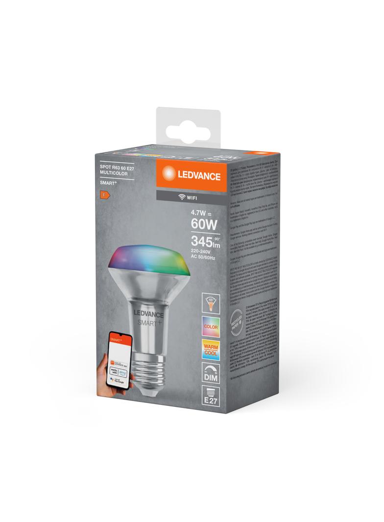 Lampa LED SMART+ WiFi Spot R63 Glas RGBW 60 6W/ E27