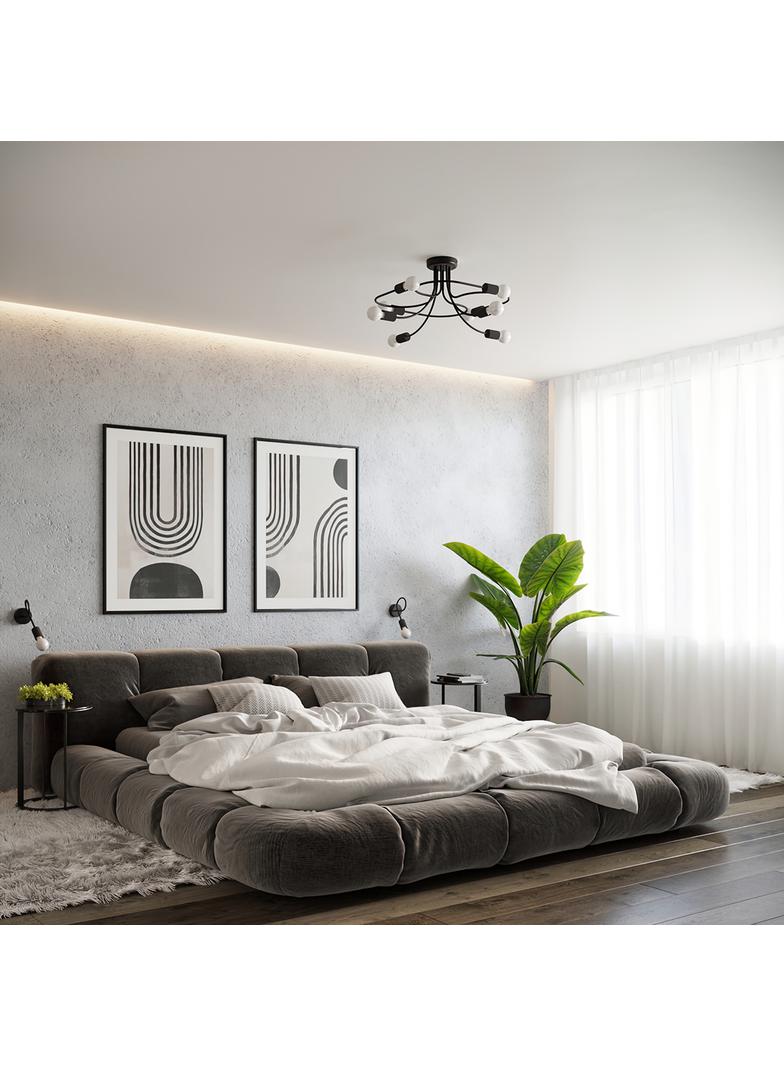 Żyrandol LEVAR 4 czarny