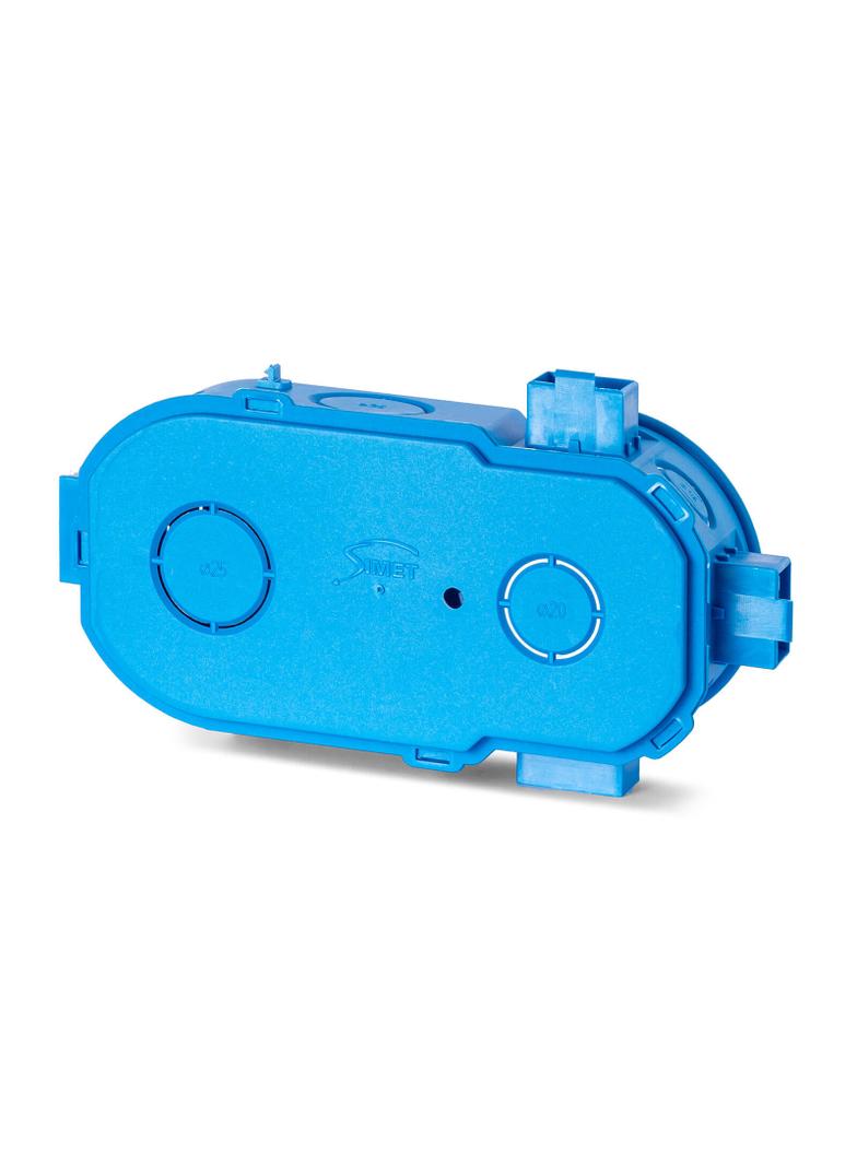 SE2x60 ,  Puszka do istalacji elementów elektronicznych, podtynkowa, szeregowa, niebieski