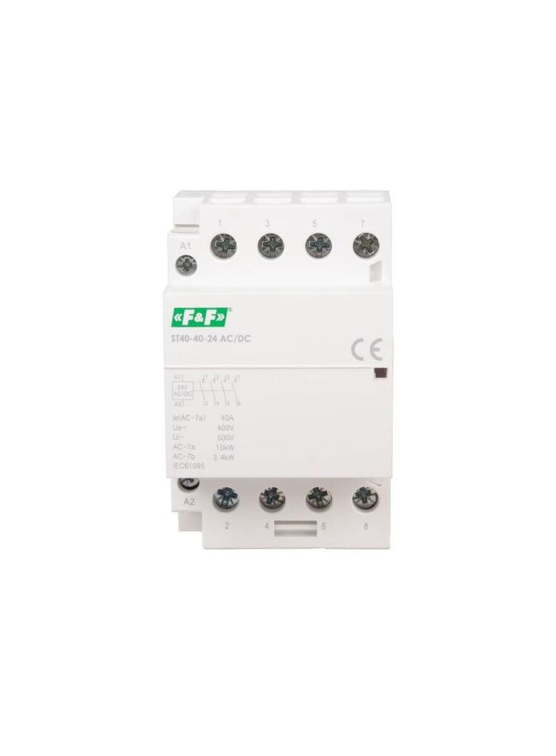 Stycznik 40A 24 V ACDC styki 4NO+1NC 40A ST40-31-24ACDC F&F