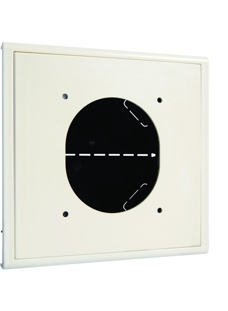 tehalit.LFF Adapter do montażu gniazd CEE17 do LFF60110, biały