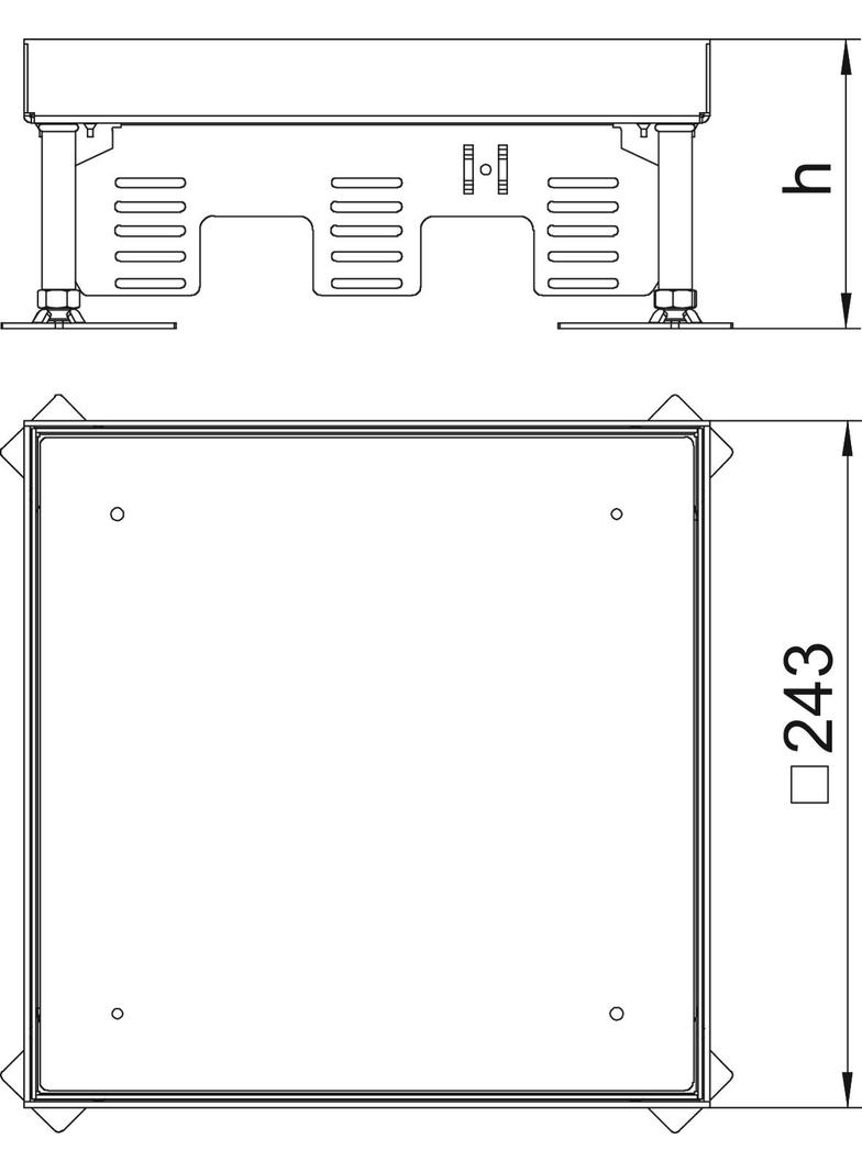 RKN2 9 VS 20, Prostokątna kaseta, rewizyjna