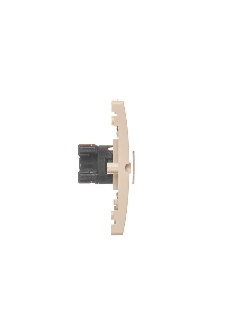 Simon Basic Gniazdo komputerowe RJ45 kat.5e + telefoniczne RJ11 . Montaż gniazda na wkręty do puszki beż BMF5T.02/12 KONTAKT