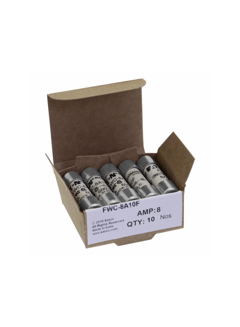 8AMP 600V AC UL FERRULE 10x38MM FUSE Wkładka szybka 8A AC 600V 10x38 mm aR UL FWC-8A10F EATON
