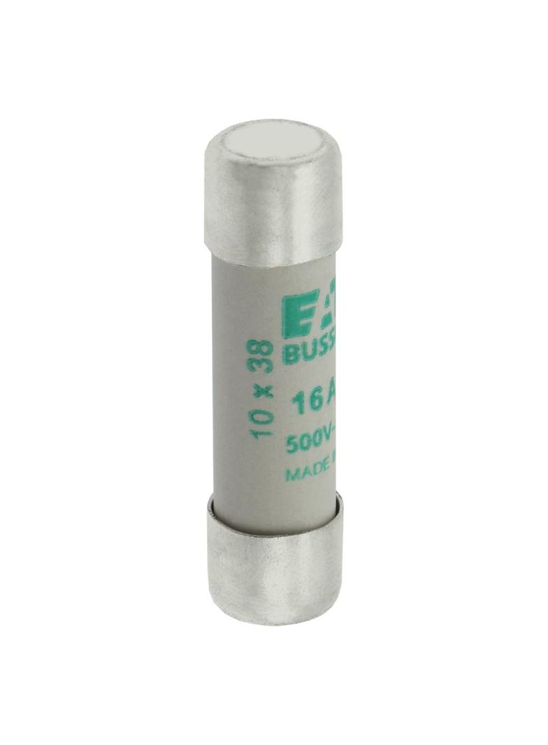 CYLINDRICAL FUSE 10 x 38 16A AM 500V AC Wkładka cylindryczna 10 x 38mm 16A AM 500V AC C10M16 EATON