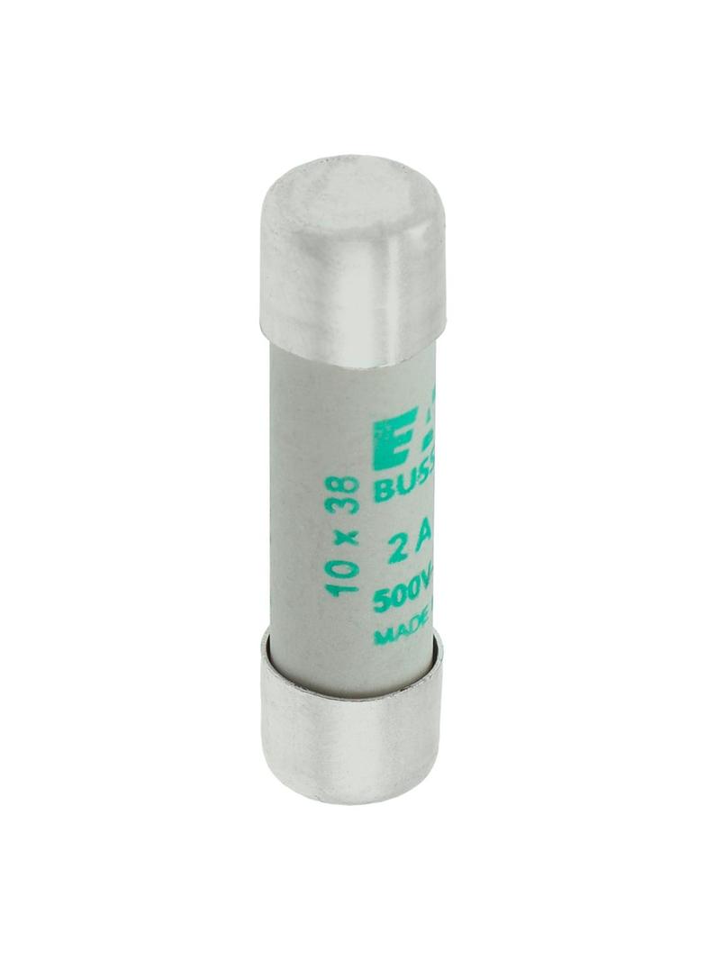 CYLINDRICAL FUSE 10 x 38 2A AM 500V AC Wkładka cylindryczna 10 x 38mm 2A AM 500V AC C10M2 EATON