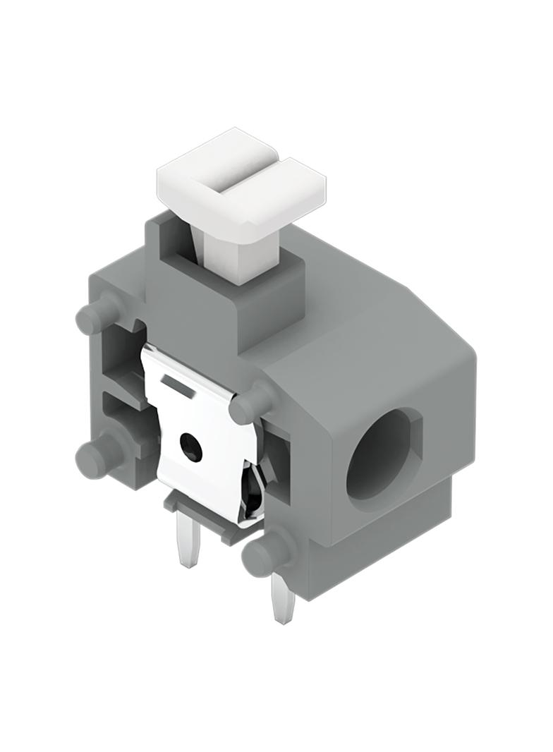 złączka do płytek drukowanych ciemnoszara raster 7,5/7,62 mm