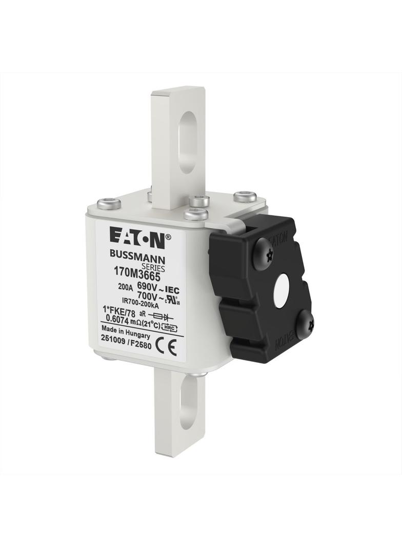 FUSE 200A 690V 1*FKE/78 AR UC Wkładka szybka 200A AC 690V rozmiar 1 45x59x110 mm aR, 170M3665 EATON