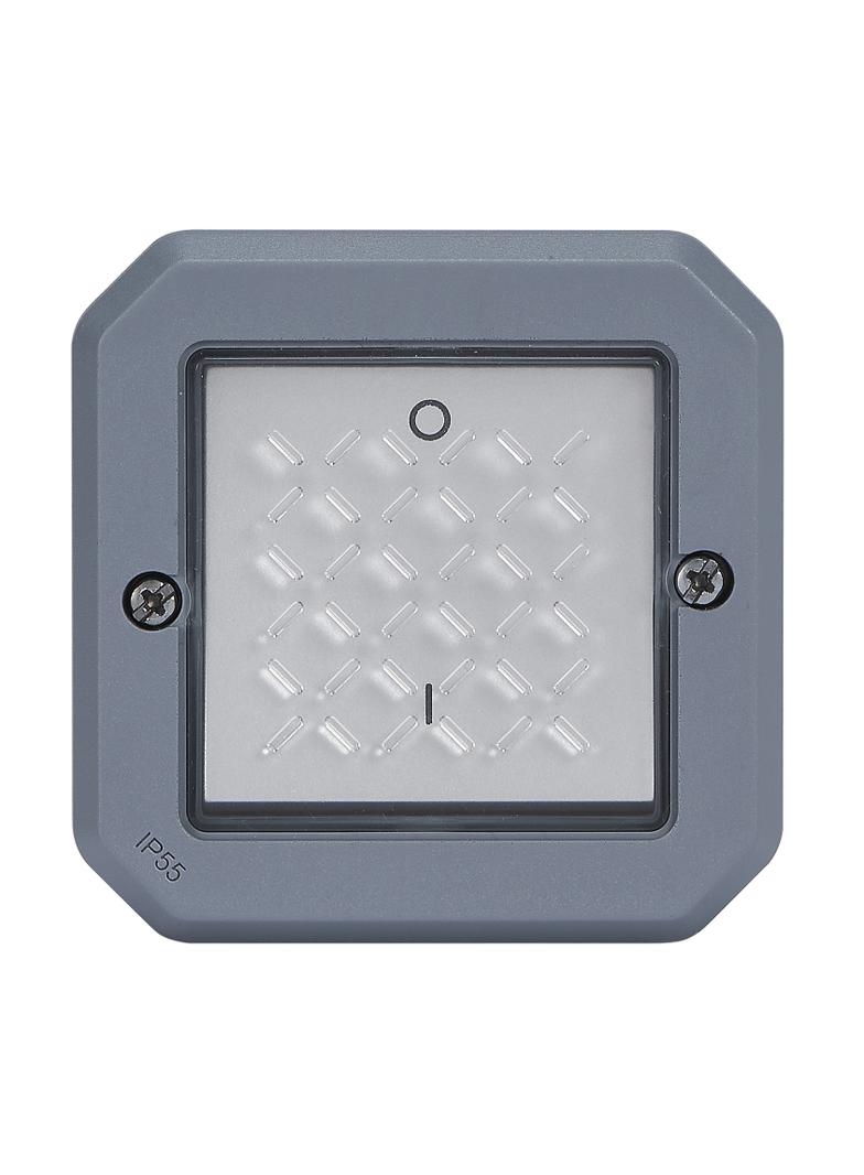 NOWE PLEXO - ŁĄCZNIK DWUBIEGUNOWY MECHANIZM 16 AX - 250 V SZARY 069527L LEGRAND