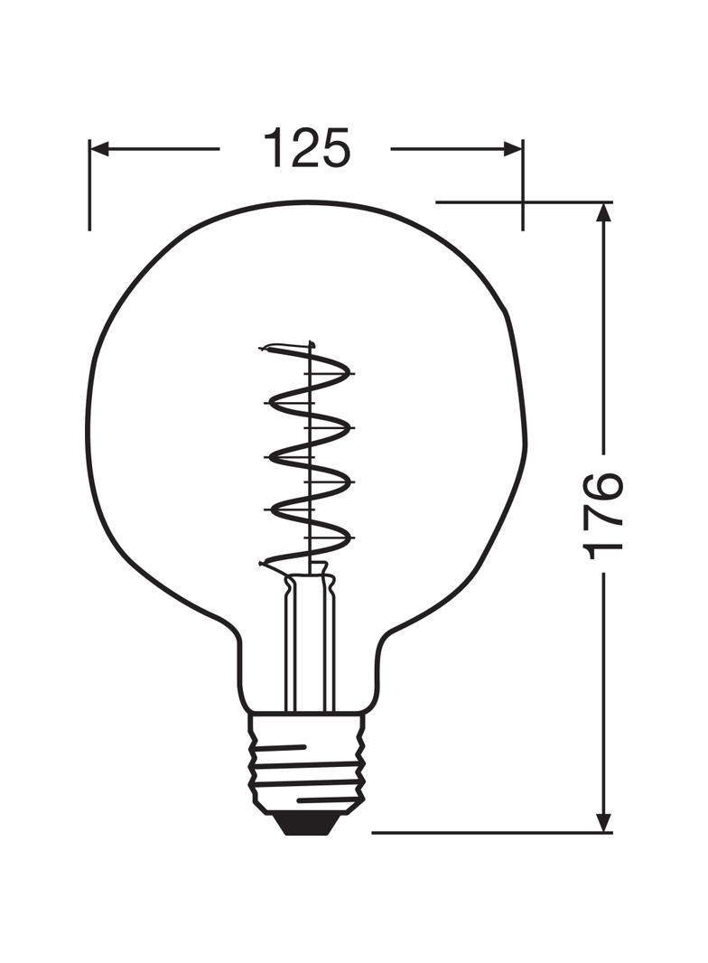 Lampa LED Vintage 1906 ET124 GREEN 18 dim 4,5W/816 E27