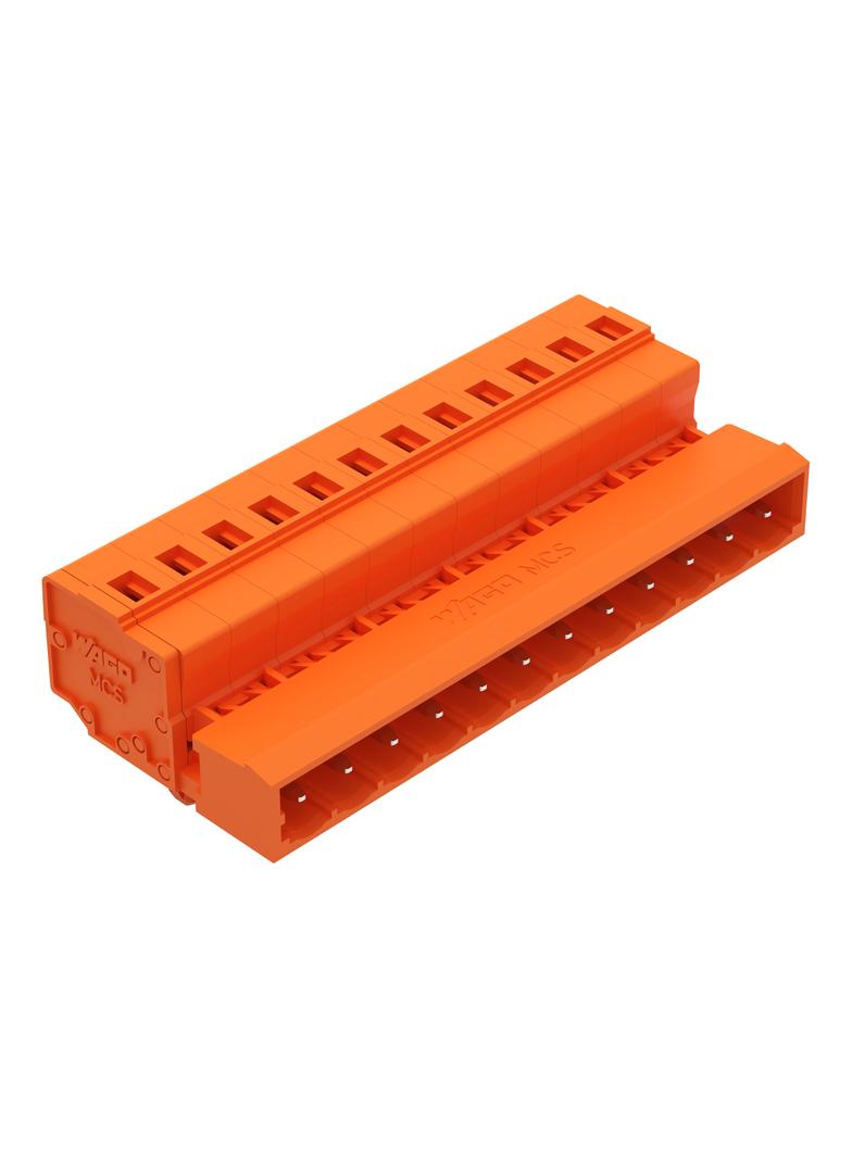 MCS-MIDI Classic wtyk 12-bieg. pomarańczowy raster 5,08 mm /25szt./ WAGO