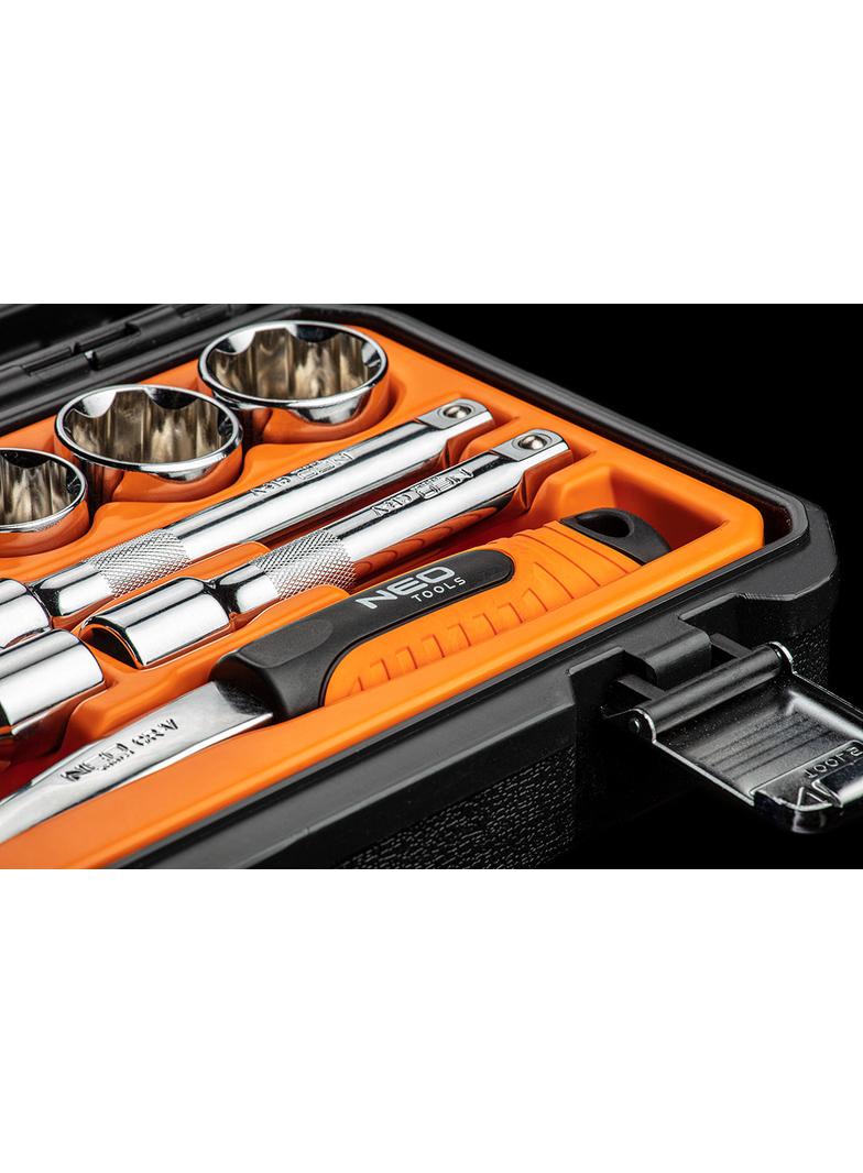 Klucze nasadowe 1/2", zestaw 23 szt.