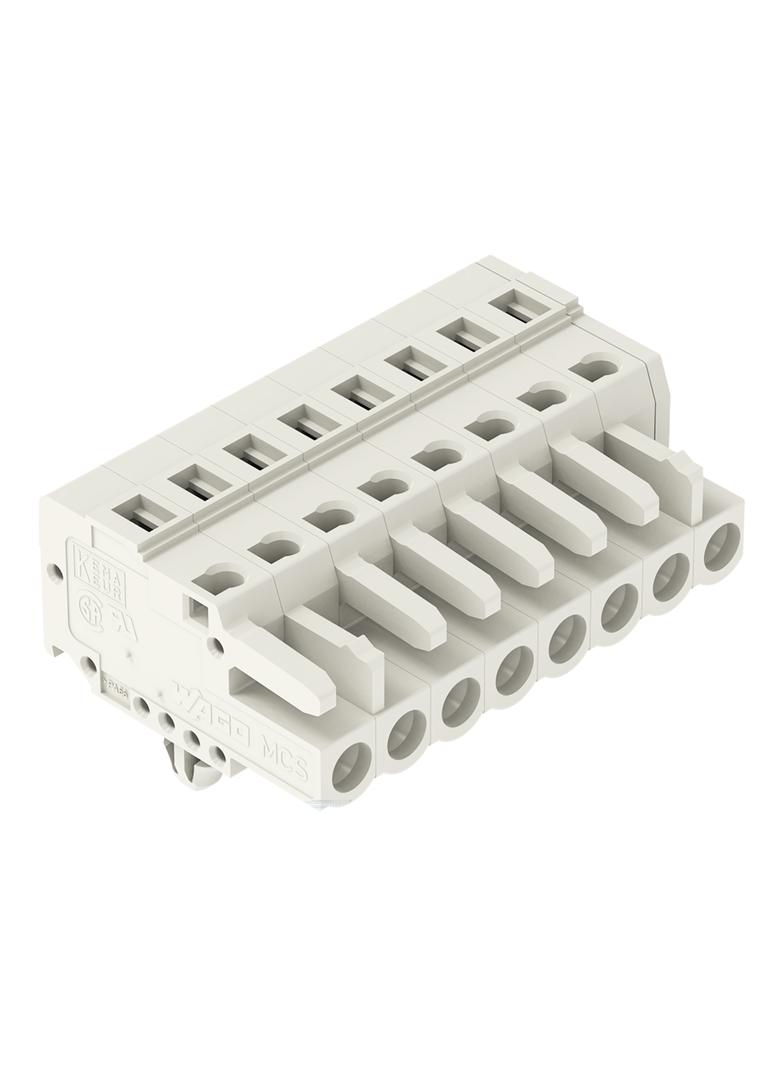 Gniazdo MCS‑MIDI Classic 8‑biegunowe jasnoszare raster 5mm 721‑108/008‑000 /50szt./ WAGO