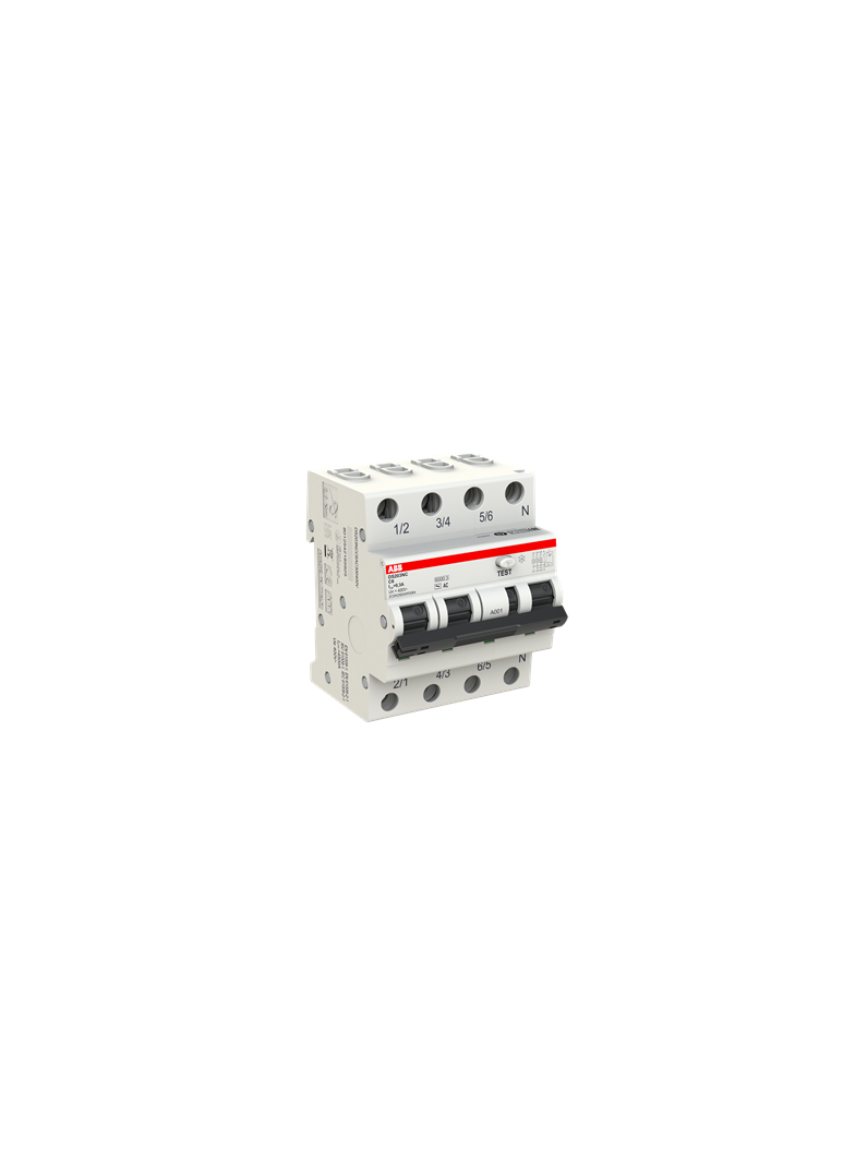 DS203NC C6 AC300 wył. różn.-prąd. z blokiem nadmiarowym