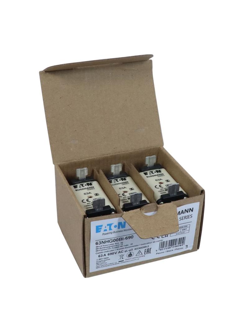 63NHG00BI-690 Wkładka NH 63A 690V gG rozmiar 00 63NHG00BI-690 EATON