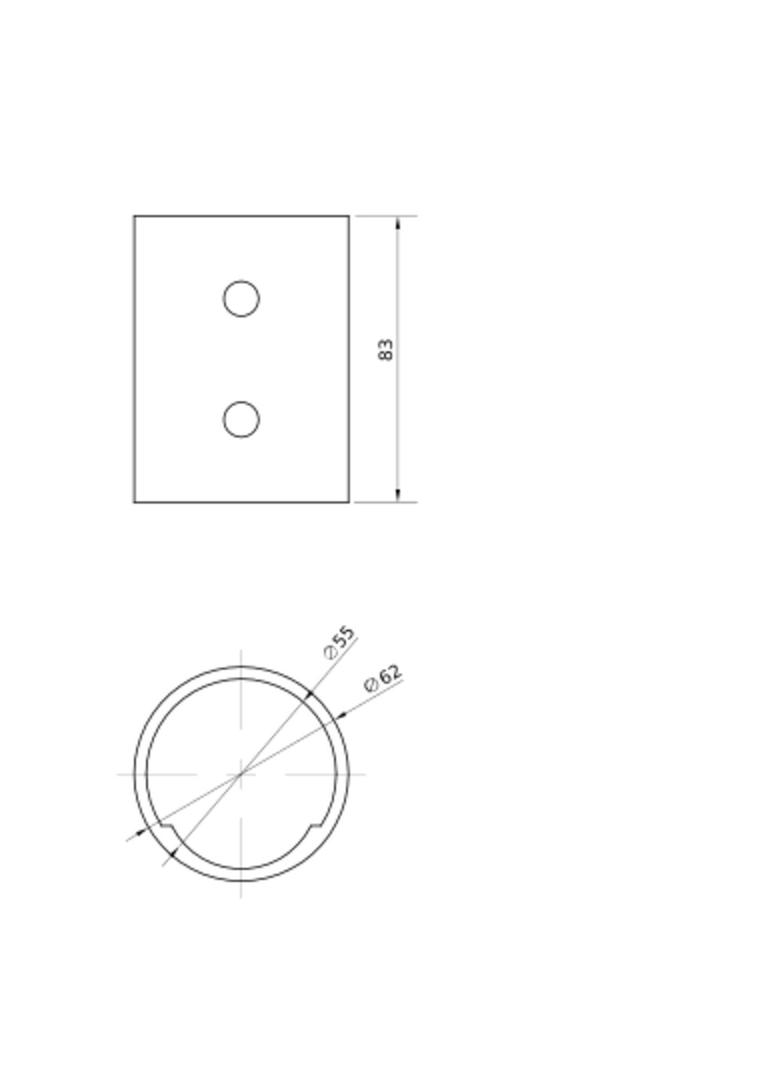 Redukcja do oprawy ECO AREA 42/60 POLE REDUCTION