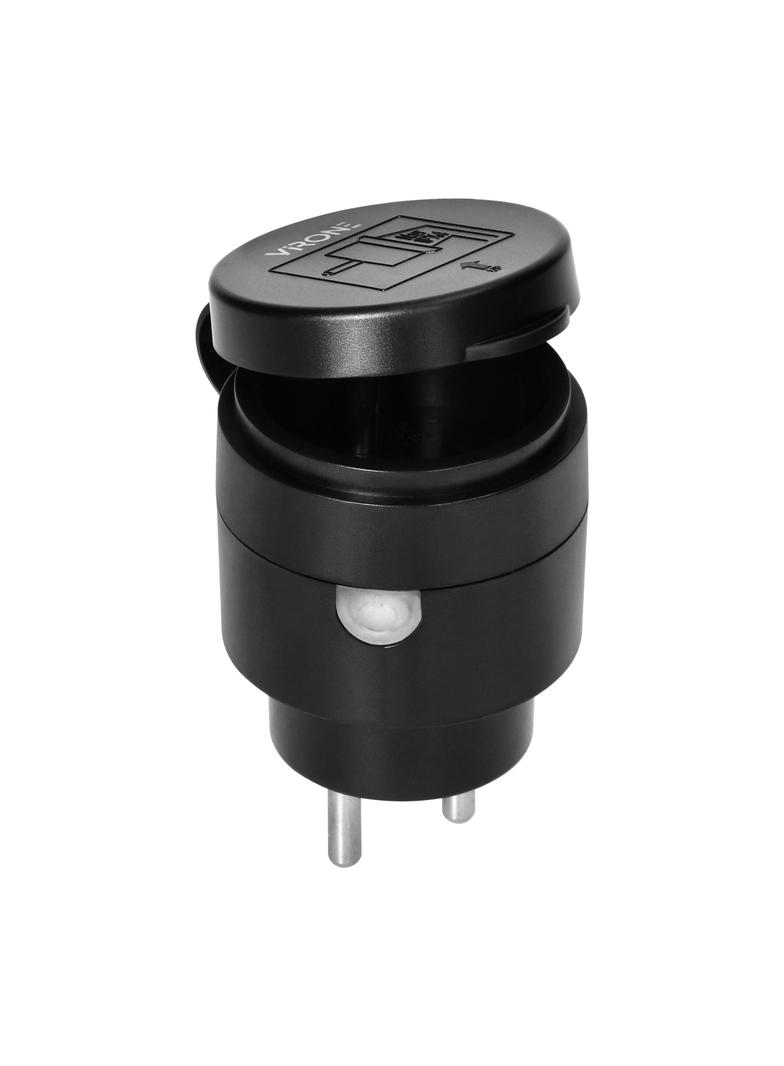 Zestaw bezprzewodowych gniazd MINI, sterowanych pilotem 2+1, 2300W, IP44 RS-7 ORNO