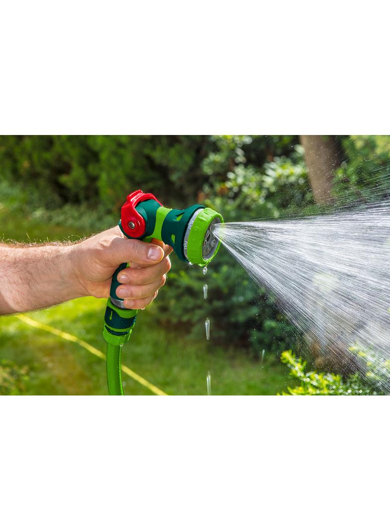 Zraszacz pistoletowy 8-funkcyjny z płynna regulacją strumienia