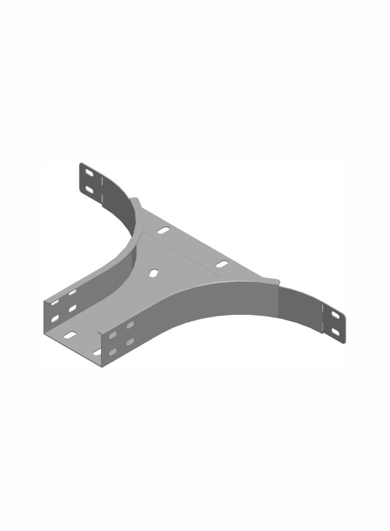 Trójnik dostawny 100x50mm Grubość 2,00 mm TKZDC100H50  354110 BAKS