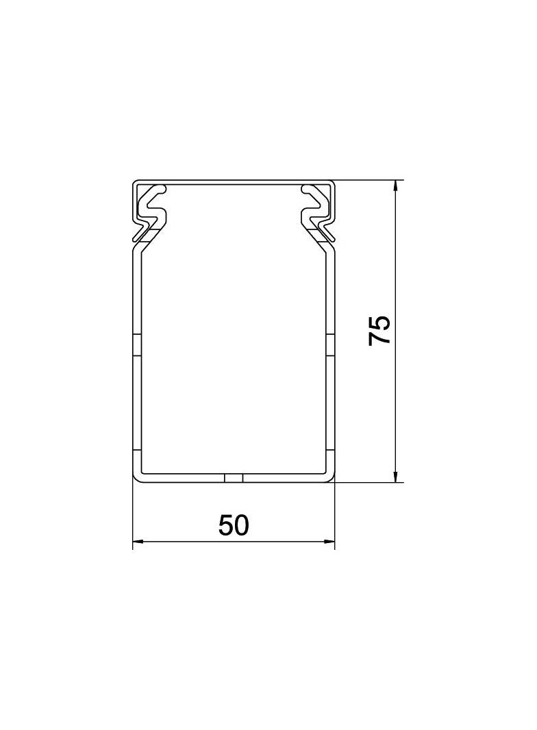 LKVH N 75050, Kanał grzebieniowy bezhalogenowy
