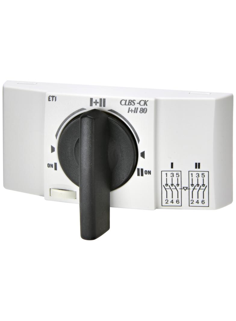 Adapter do budowy rozłączników 6/8 P i przełączników I-I+II-II CLBS-CKI+II80 004661522 ETI
