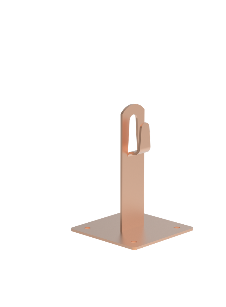 CU UCHWYT DACHOWY Z PŁYTKĄ /100 15.1.1 CU