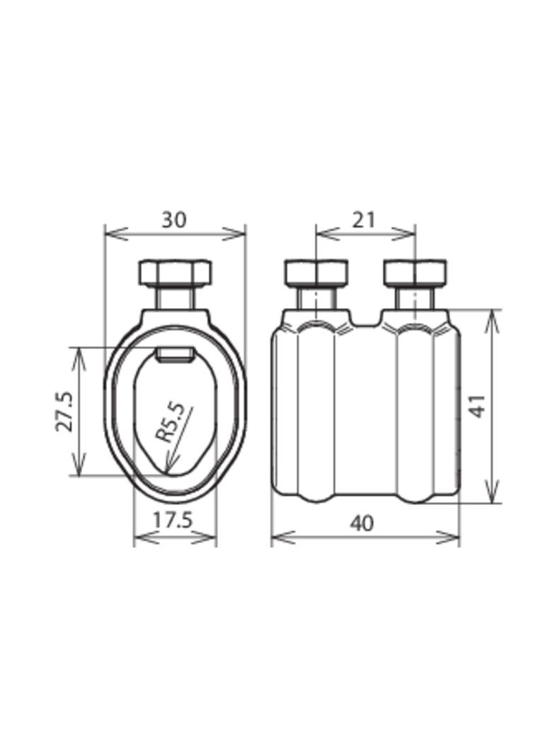 Zacisk probierczy - mufa do drutu 7-10/16 mm, ZG