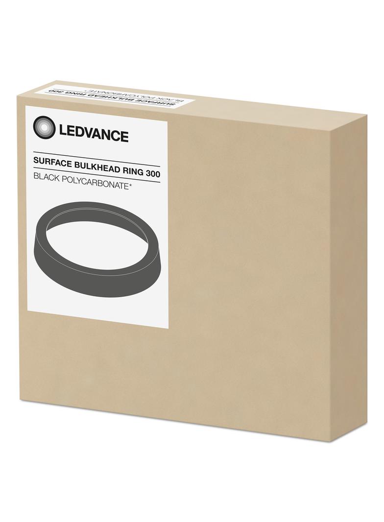 Osłona do opraw ściennych w kształcie pierścienia SURFACE BULKHEAD RING 300 BK