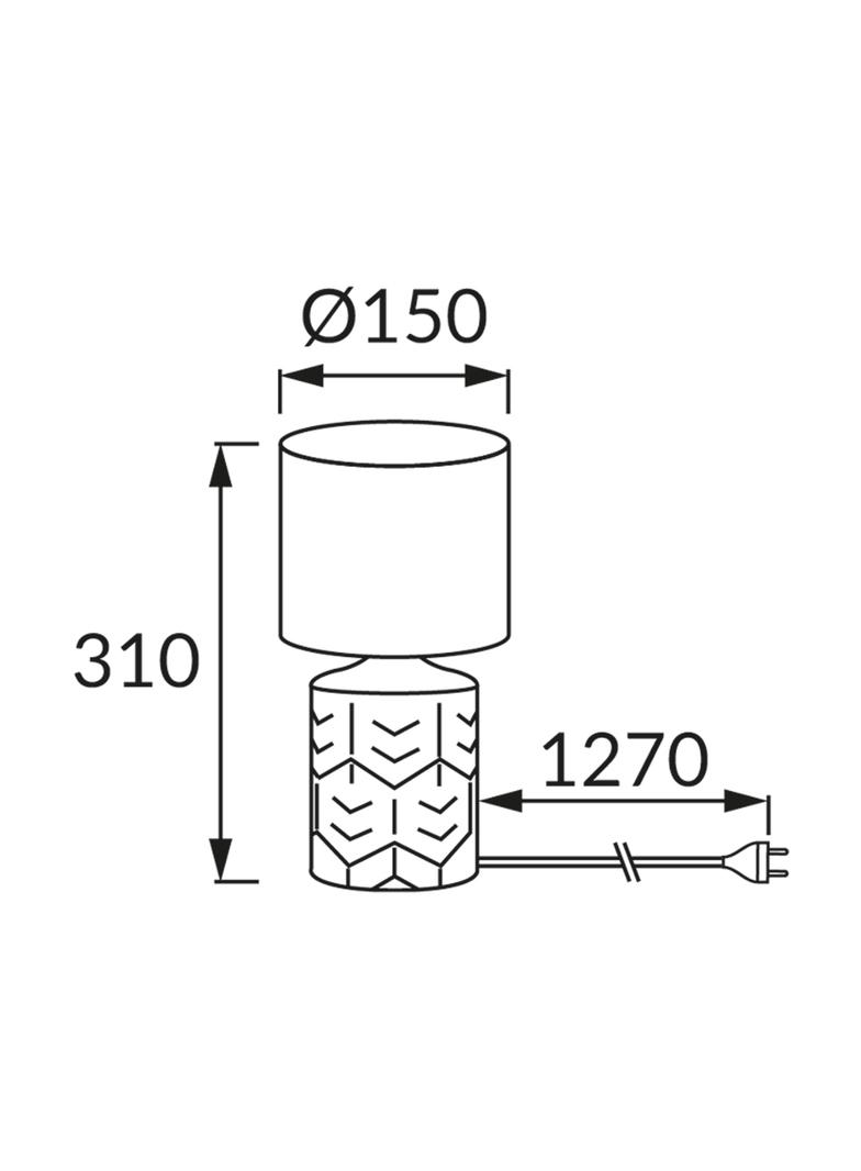Lampka stołowa LINDA E14 GOLD/WHITE