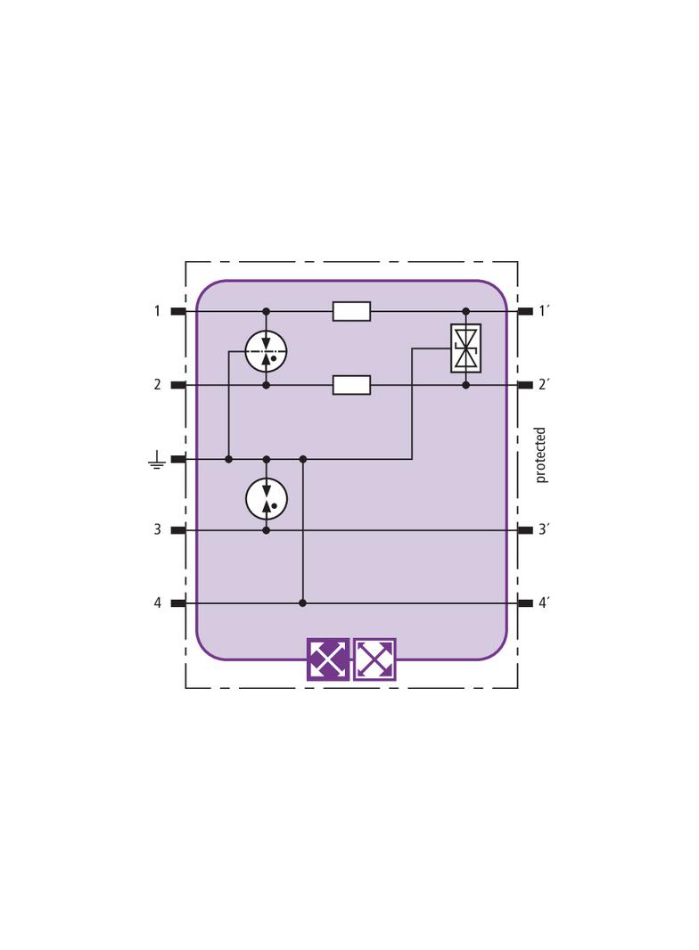 Moduł do ogranicznika przepięć BLITZDUCTOR XT, do RS 485, RS 422, V.11, Bitbus, MODBUS, S-Bus, ochro