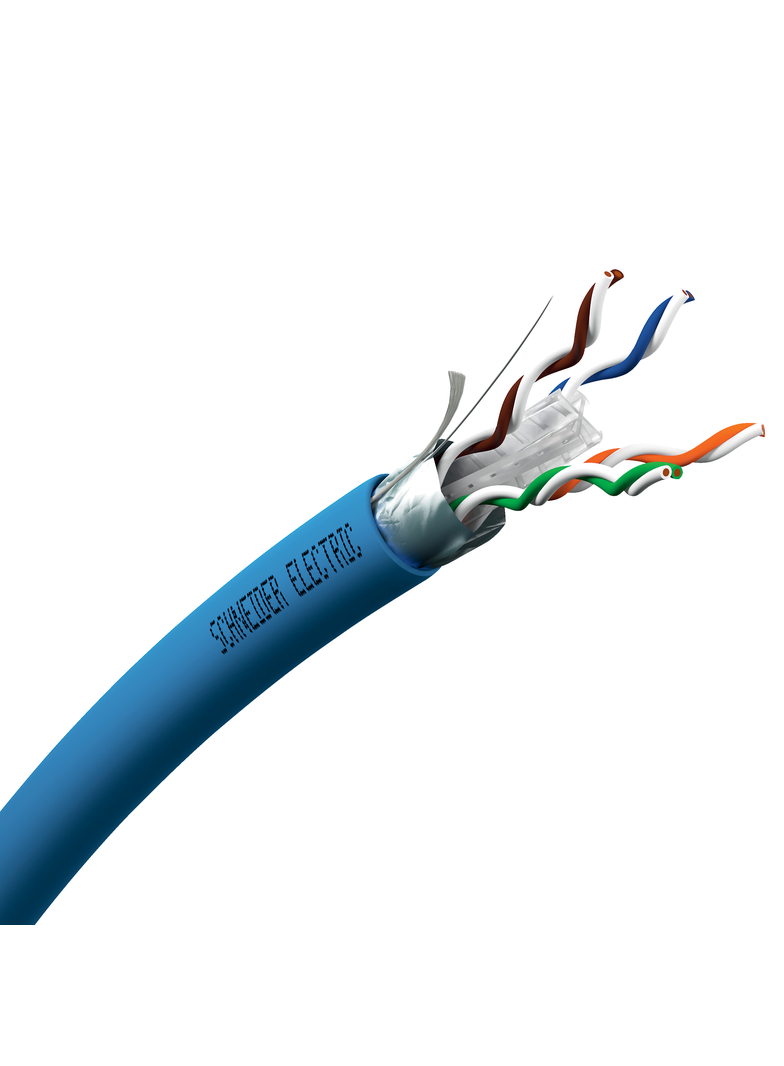 Kabel Actassi LAN F/UTP 4P Cat6subA/sub Euroclass D 550MHz LSZH 1000m VDICD63X318 SCHNEIDER