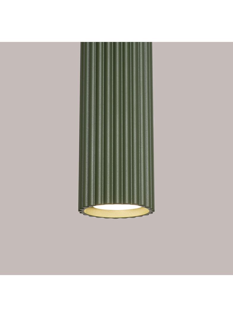 Sollux Lampa wisząca KARBON 1 zielony oliwkowy SL.1611