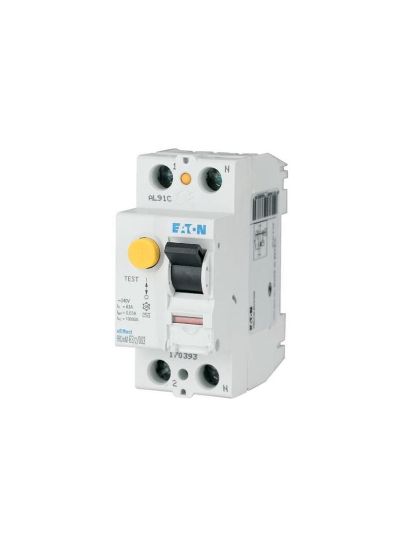 FRCmM-100/2/01 Wyłącznik różnicowoprądowy 10kA 100A 2P 100mA typ AC 170401 EATON