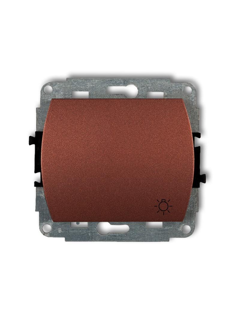 TREND Mechanizm łącznika zwierny światło podświetlanego brązowy metalik