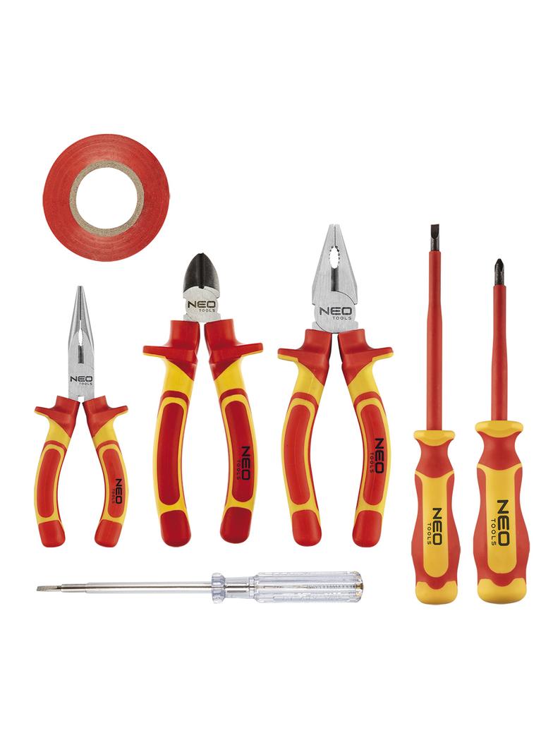 Zestaw szczypiec i wkrętaków 1000V, 7 szt.