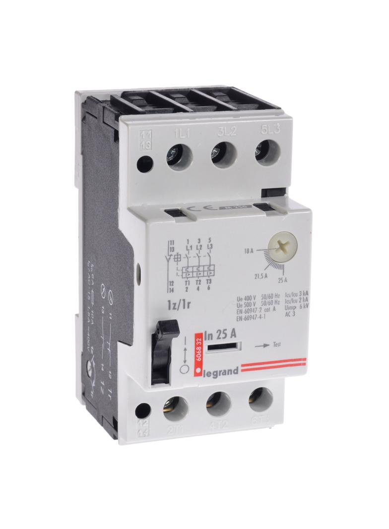 Wyłącznik Silnikowy 3P 11Kw 18-25A M 250 1R/1Z 25 606832 LEGRAND