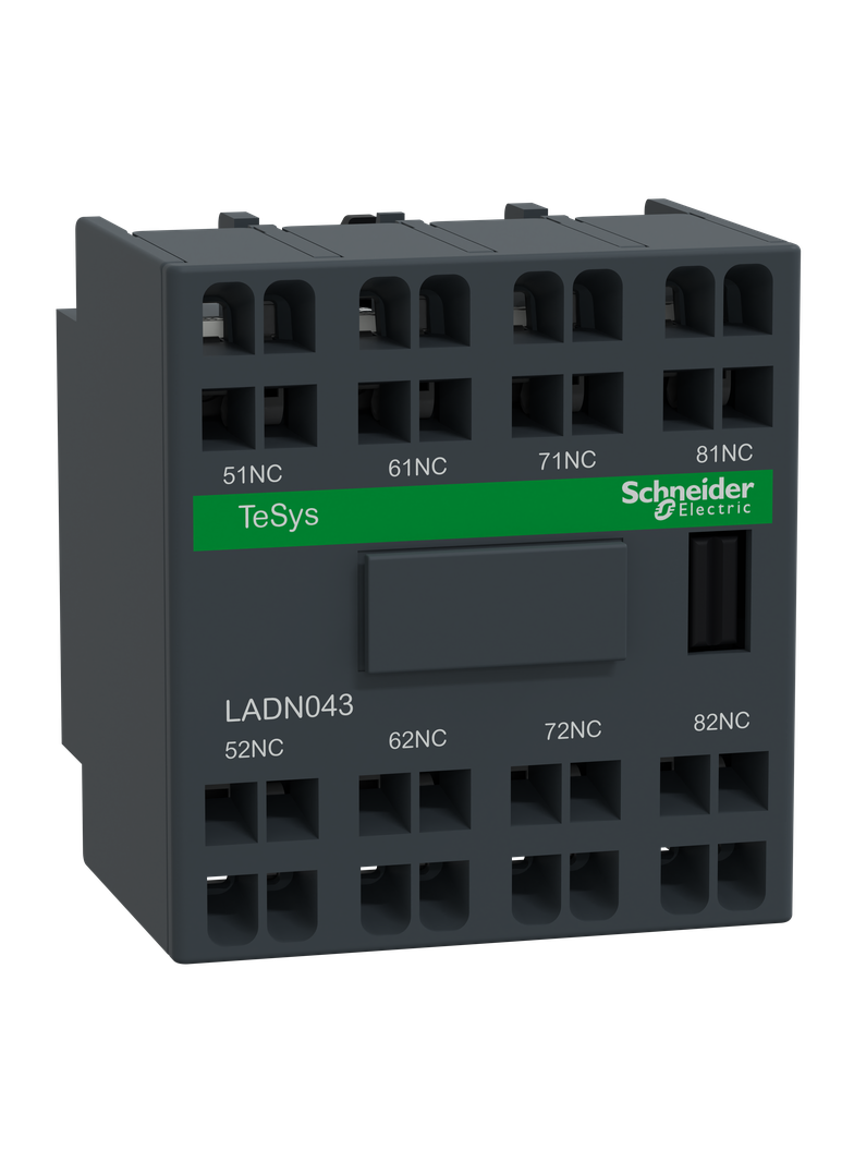 Blok styków pomocniczych wyprzedzających LC1 2NC zaciski sprężynowe LADN043