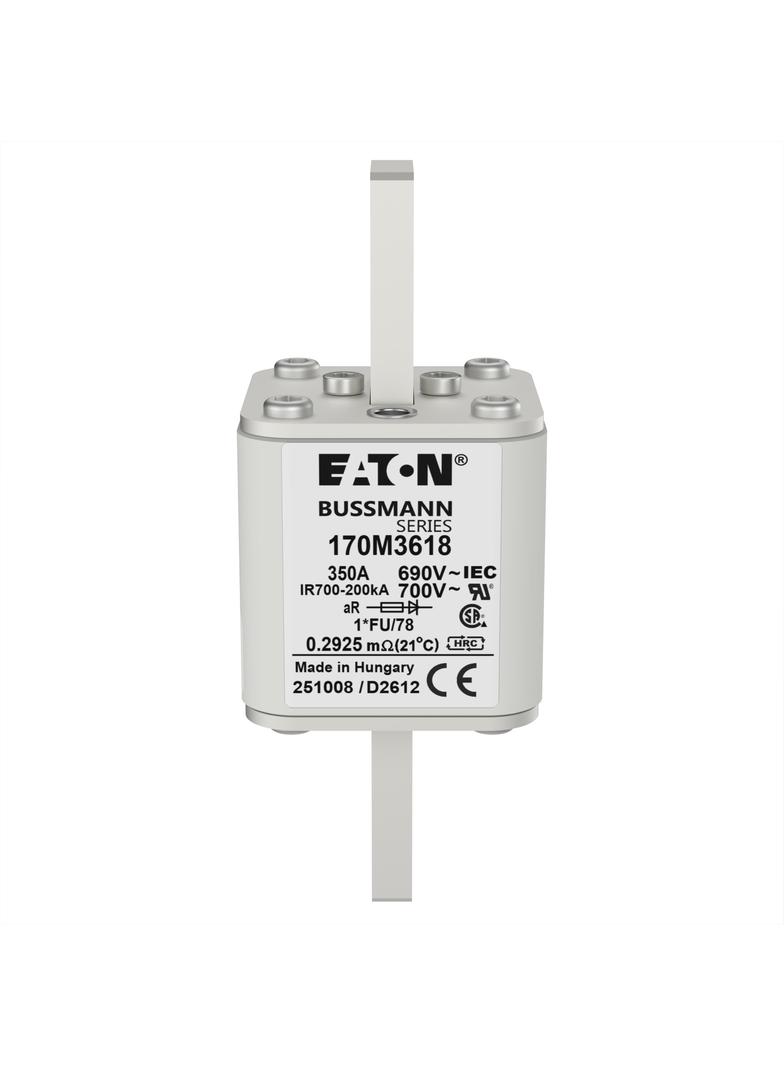FUSE 350A 690V 1*FU/78 AR UC Wkładka szybka 350A AC 690V rozmiar 1 45x45x110 mm aR, 170M3618 EATON