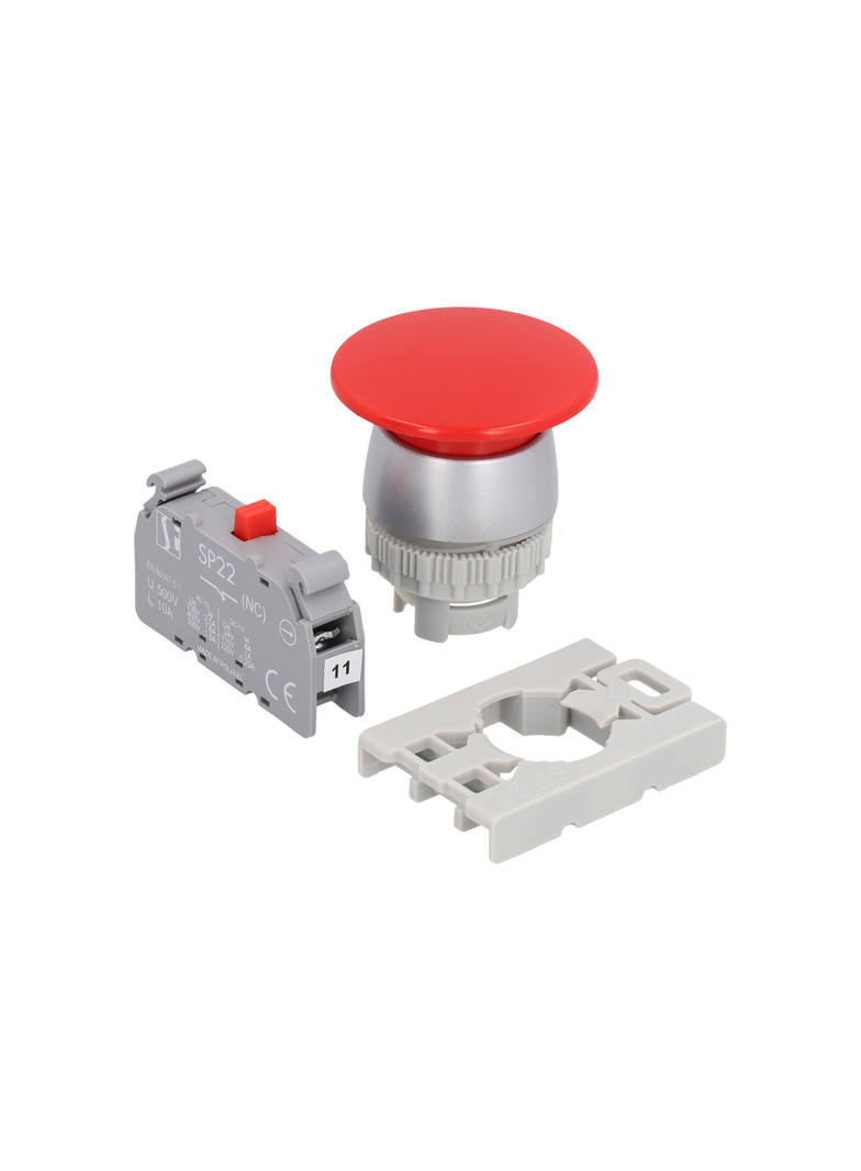 PRZYCISK GRZYBKOWY ZIELONY  1 ROZ. PIERŚCIEŃ NIKLOWANY