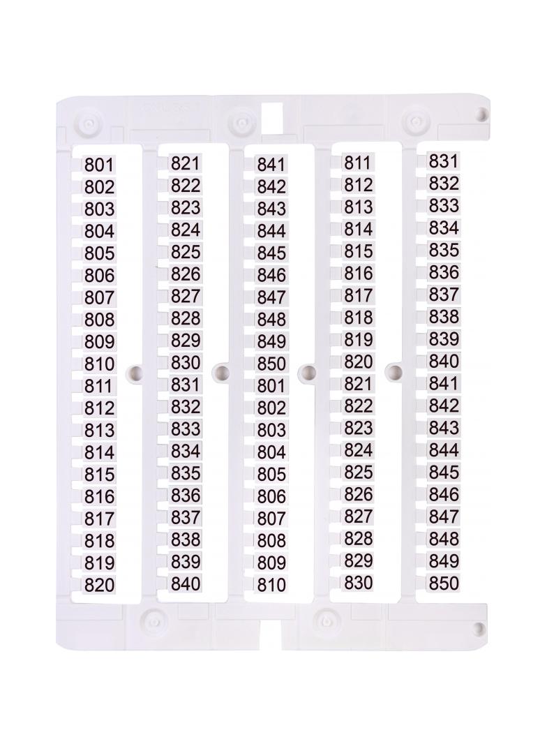 Oznacznik 801 do 850 (100 szt.) ES-NU0851801 003903093 ETI