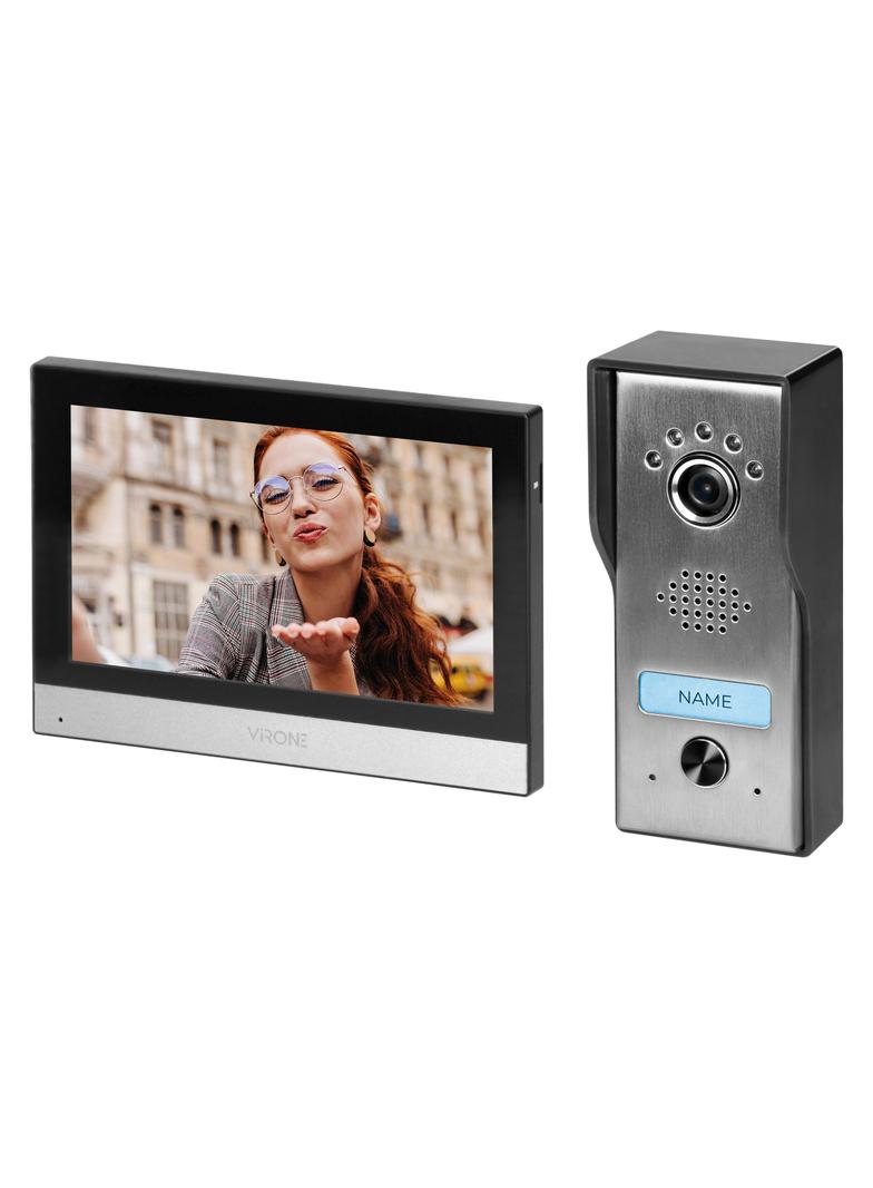 Zestaw wideodomofonowy ACERO bezsłuchawkowy monitor dotykowy 7' LCD VDP-71/B ORNO