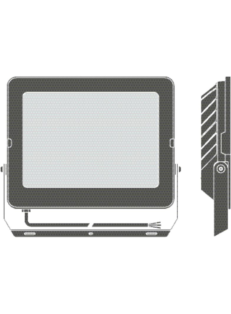 Naświetlacz LED 180W 16800lm 3000K IP65 Czarny COMPACT V 4058075575165 LEDVANCE