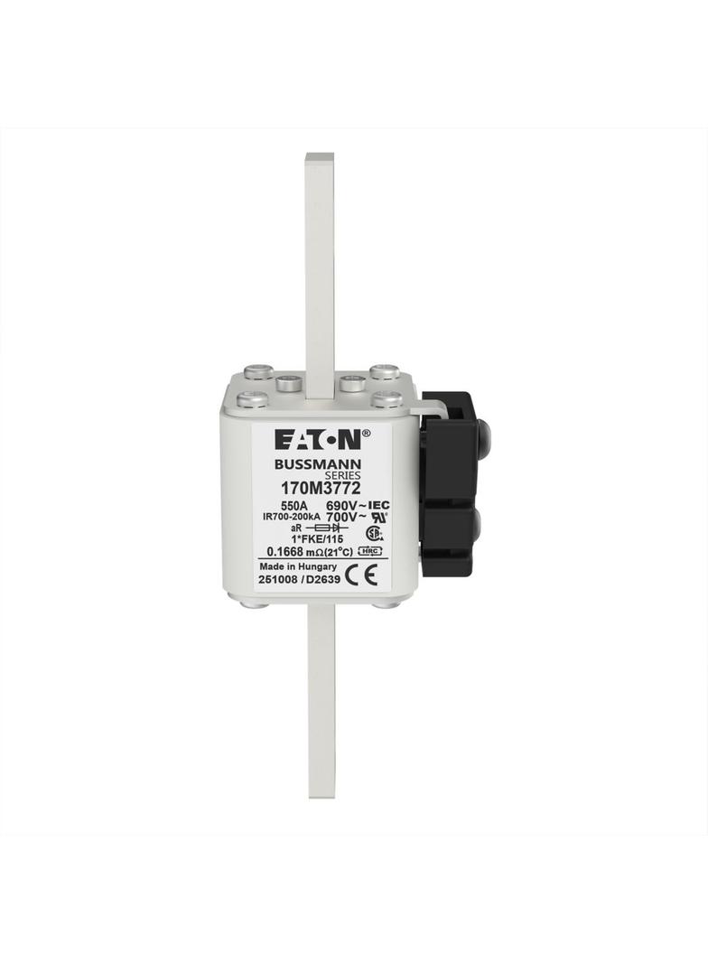 FUSE 550A 690V 1*FKE/115 AR UC Wkładka szybka 550A AC 690V rozmiar 1 45x59x148 mm aR 170M3772 EATON