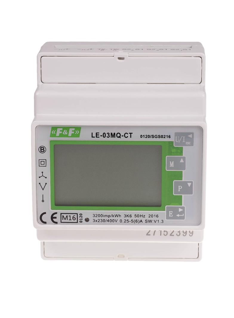 "Trójfazowy dwukierunkowy licznik półpośredni Modbus RTU,100(5)A