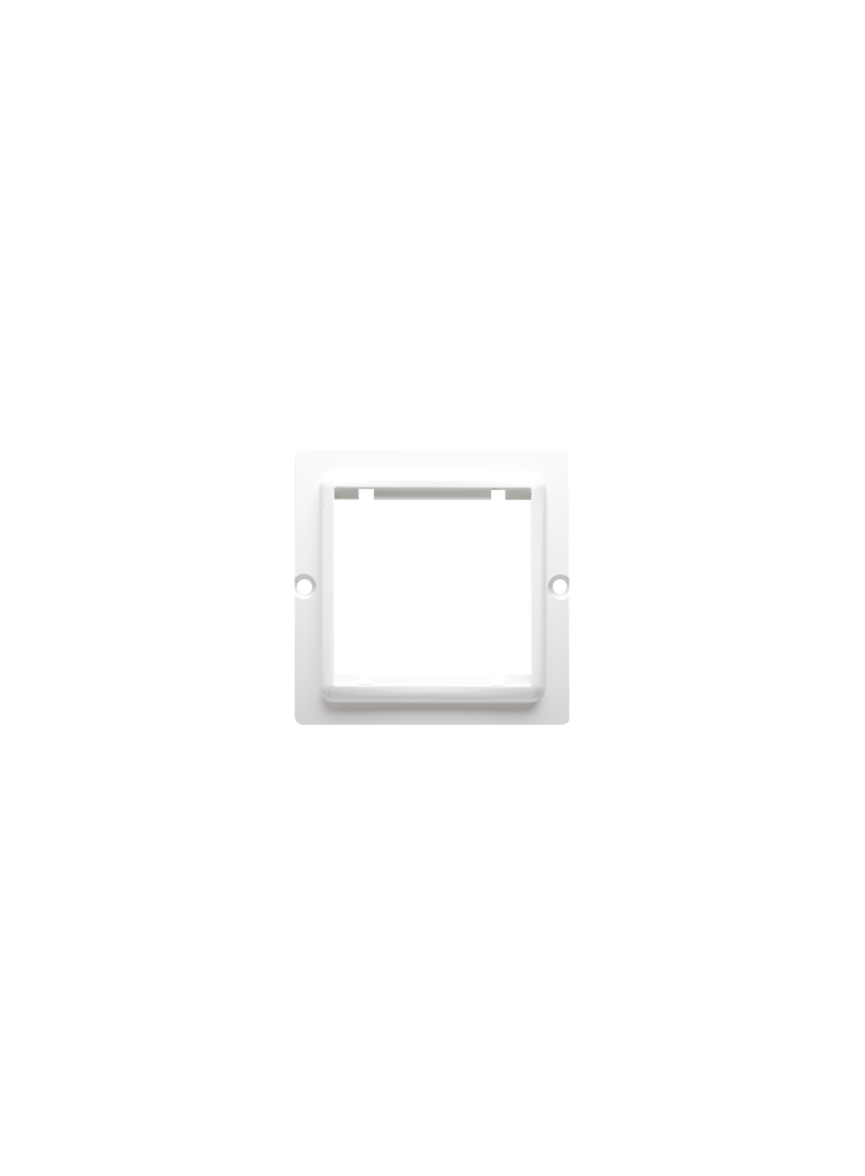 Simon Basic Adapter (przejściówka) na osprzęt standardu 45 × 45 mm. Montaż do puszki na wkręty biały BMA45/11 KONTAKT