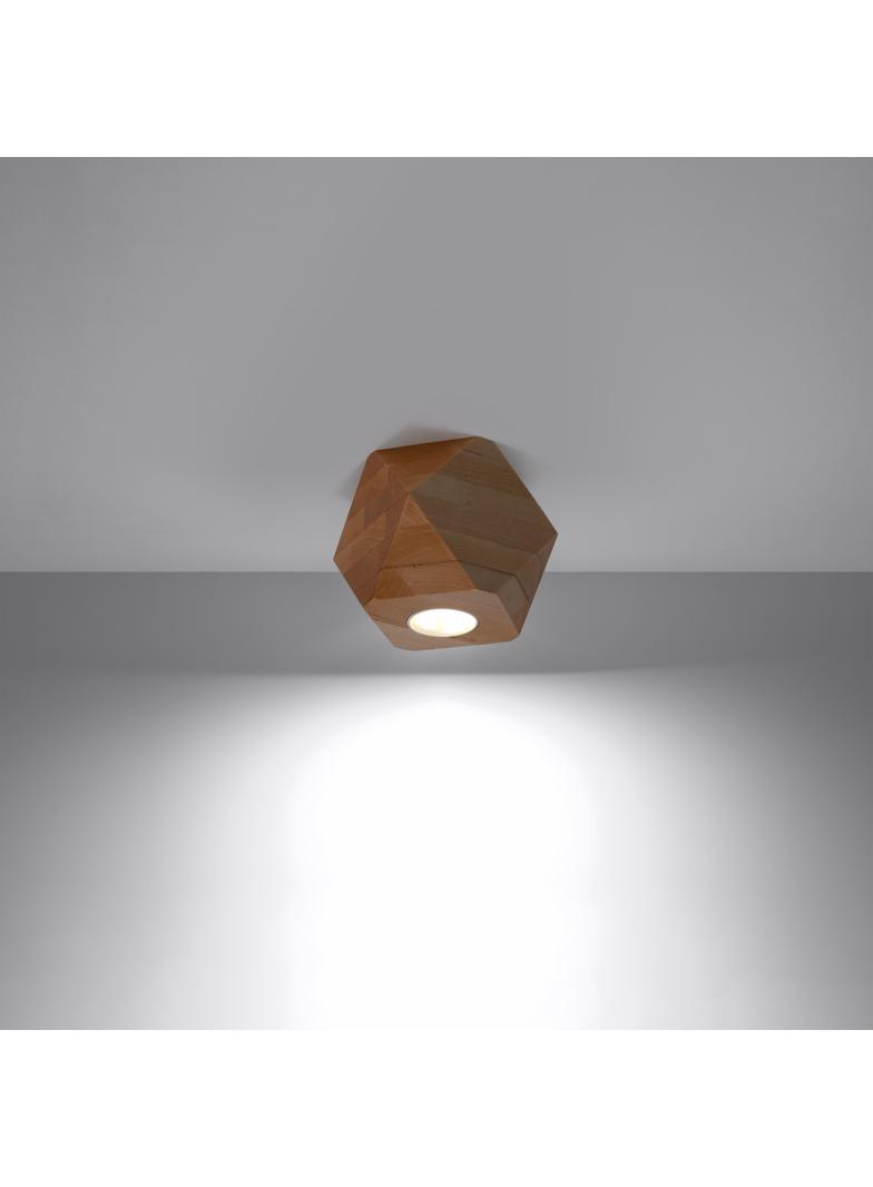 Sollux Plafon WOODY 1 naturalne drewno SL.1009
