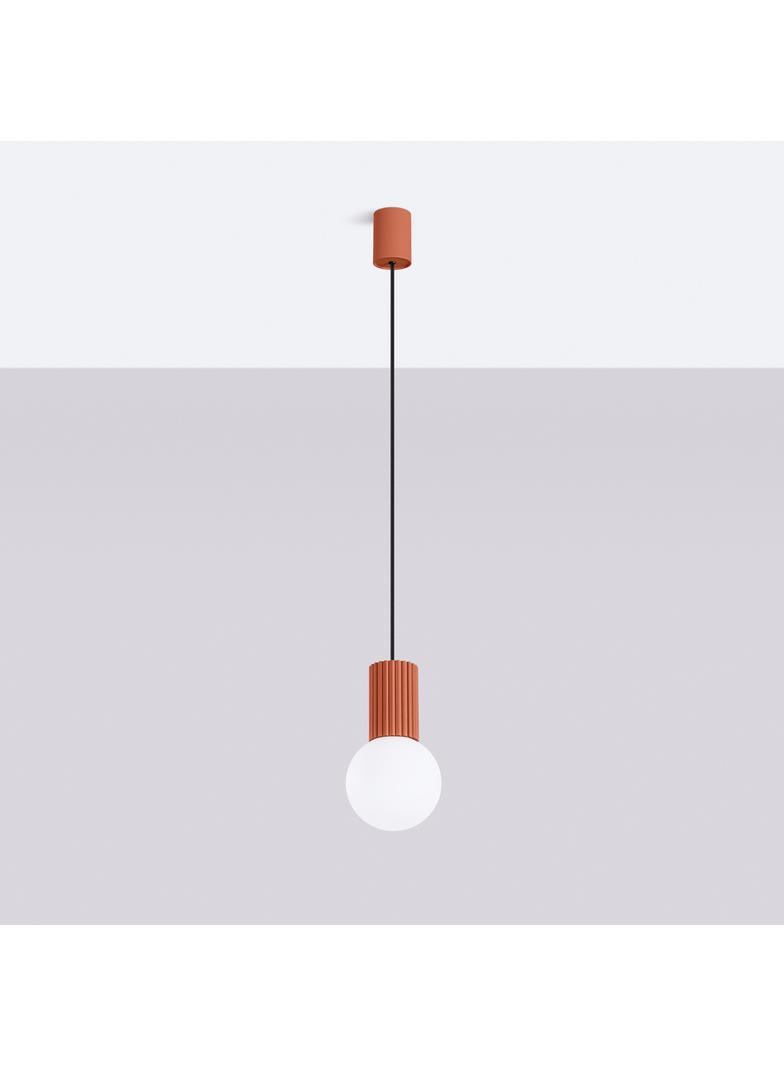 Lampa wisząca HALO 1 ochra czerwona