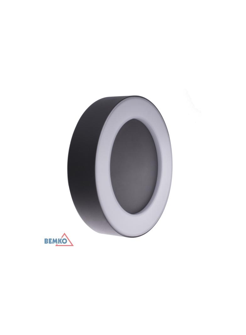 OPRAWA ELEWACYJNA VALIT 10W 3000K 800LM IP54 200X45MM OKRĄGŁA GRAFIT