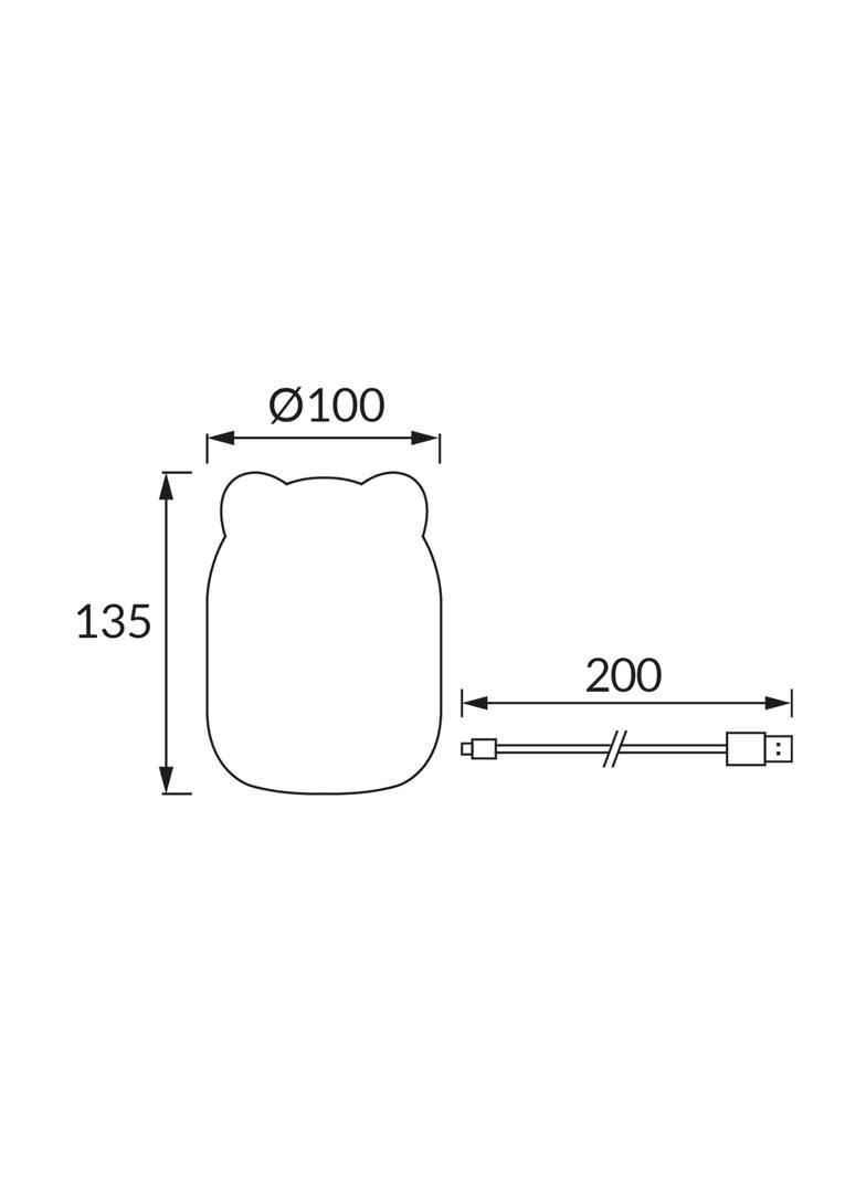 Lampka stołowa LED BOBO LED 1,5W RGBW